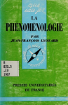 La Phénoménologie vignette